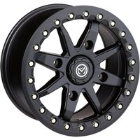 544BLMO147156SB54 - Moose Racing 544X Beadlock Wheel For Polaris ACE 570 4X4 2018-2019 Fits Front Or Rear - Black/Satin