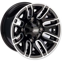 112MO128110GBMF4 - Moose Racing 112X Wheel For Kawasaki KVF650 I 4X4 2006-2014 Rear 12x8" - Black