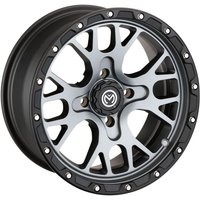 545MO147136SGBL44 - Moose Racing 545X Wheel For Can Am (BRP) Commander 1000 EFI 2011-2017 Fits Front Or Rear - Grey/Satin