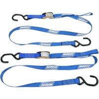 Image of 3920-0296 - Moose Racing Heavy Duty Tie Down Straps Set (183cm) - Blue