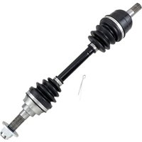 Image of LM6-KW-8-300 - Moose Racing Complete Axle Kit For Kawasaki KLF 400 4X4 1993-1999 Fits Front Left Or Right - Black/Chrome