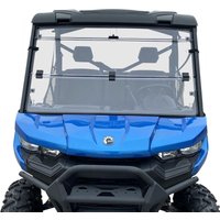 V000268-12200M - Moose Racing Deluxe Full Folding Windshield For Can Am (BRP) Defender HD10 4X4 2016-2018 - Clear