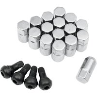 SP300MO201 - Moose Racing ATV/UTV Wheel Lugnut Kit For Polaris Magnum 500 2X4 2002 - Chrome/Silver