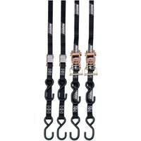 Image of 3920-0300 - Moose Racing Heavy Duty Tie Down Straps 4 Pack - Black
