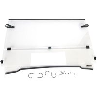 LEMA100-0008 - Moose Racing Full Folding Windshield For Kawasaki KAF 620 4X4 2001-2008 - Clear