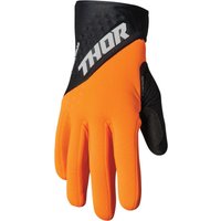 Thor Spectrum Cold Weather Gloves - Black/Orange