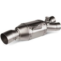 L-Y6SO4/TD/1 - Akrapovic Mid, Link & Y Pipe For Yamaha YZF-R6 600 2008-2025 - Silver