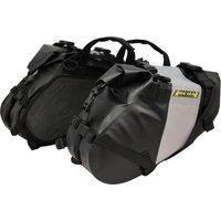 Image of SE-4014 - Nelson Rigg Dualsport Saddlebag Set - Black/Grey