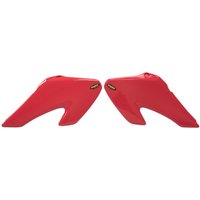 60020-12 - Maier Radiator Scoops For Honda XR100 R 2001-2003 - Red