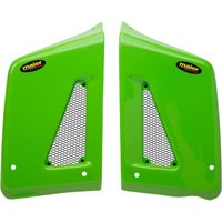 578103 - Maier Radiator Scoops For Kawasaki KLR650 1987-2003 - Green