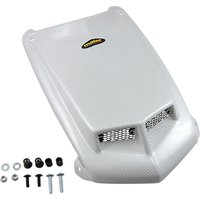 Image of 50975-31 - Maier Hood For Honda TRX450ER 2006-2014 - Carbon Fiber/White