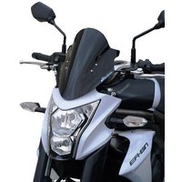 BK118SVFN - Bullster Windshield/Windscreen For Kawasaki ER-6N 650 2012-2016 31 cm (12-1/4") - Black Smoke