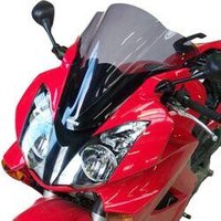 Image of BH108DCFN - Bullster Windshield/Windscreen For Honda VFR 800 2002-2011 44.5 cm (17-1/2") - Black Smoke