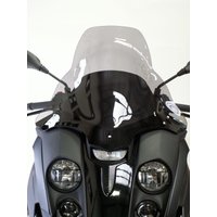 Image of GL003HPFG - Bullster Windshield/Windscreen For Gilera Fuoco 500 I.E. 2007-2016 59 cm (23-1/4") - Grey Smoke