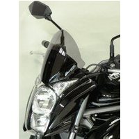 BK109SVFN - Bullster Windshield/Windscreen For Kawasaki ER-6N 650 2009-2011 26.5 cm (10-1/2") - Black Smoke