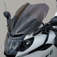 Image of BB065HPFG - Bullster Windshield/Windscreen For BMW K 1600 GT 53 cm (21") - Grey Smoke