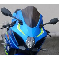 Image of BS127DCFN - Bullster Windshield/Windscreen For Suzuki GSX-R 1000 56 cm (22") - Black Smoke