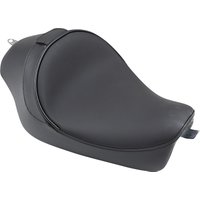 Image of 0804-0391 - Drag Specialties Backrest Compatible Solo Seat For Harley Davidson XL 1200 C 2004-2020 Smooth - Black