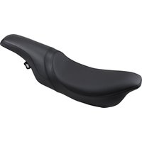 Image of 0801-0212 - Drag Specialties Predator Smooth Seat For Harley Davidson FLHR 1340 1997-1998 - Black