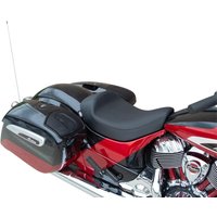 Image of 0810-2265 - Drag Specialties Solo Seat For Indian Chief 111 2014-2020 Smooth - Black