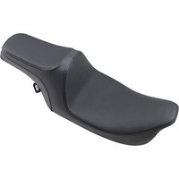 Image of 0801-1128 - Drag Specialties Smooth Predator III Seat For Harley Davidson FLHR 1340 1997-1998 - Black