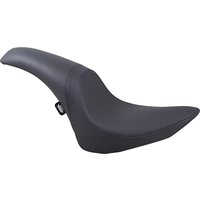 Image of 0802-0401 - Drag Specialties Predator Smooth Seat For Harley Davidson FLST 1340 1987-1990 - Black