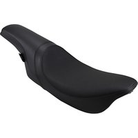 Image of 0801-1061 - Drag Specialties Predator Smooth Seat For Harley Davidson FLHR 1340 1997-1998 - Black