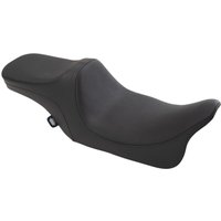 Image of 0801-1307 - Drag Specialties Predator III 2 Up Smooth Seat For Harley Davidson FLHR 1340 1997-1998 - Black