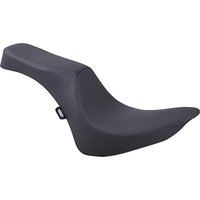 Image of 0802-0624 - Drag Specialties Predator 2 Up Smooth Seat For Harley Davidson FLST 1340 1987-1990 - Black