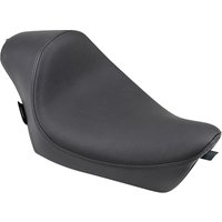 Image of 0804-0607 - Drag Specialties Cafe-Style Solo Seat For Harley Davidson XL 1200 C 2010-2020 Smooth - Black