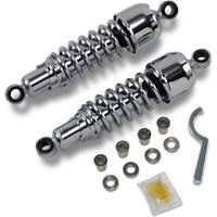 Image of C16-0131NU - Drag Specialties Replacement Shock Absorber For Harley Davidson FXLR 1340 1987-1994 Rear 292.00 mm (11.50") - Black/Chrome