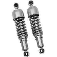 Image of C16-0125 - Drag Specialties Replacement Shock Absorber For Harley Davidson FXD 1340 1995-1998 Rear 305.00 mm (12.00") - Black/Chrome