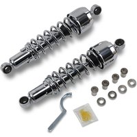 Image of C16-0133NU - Drag Specialties Replacement Shock Absorber For Harley Davidson FXLR 1340 1987-1994 Rear 330.00 mm (13.00") - Black/Chrome