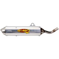 020497 - FMF Turbinecore 2-Q Spark Arrestor Silencer For Yamaha YZ80 1993-2001 - Silver