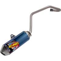 Image of 042381 - FMF Mini Factory 4.1 Titanium Exhaust System For Suzuki DRZ110 2003-2005 - Blue