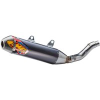 Image of 042410 - FMF Q4 Hex S/A Silencer For Kawasaki KX250 2025