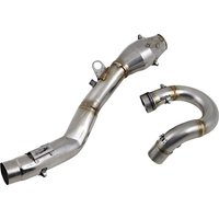 Image of 045644 - FMF MegaBomb Header For Husqvarna FE 450 2020-2023 - Silver