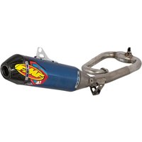 044461 - FMF Factory 4.1 RCT Titanium Exhaust System For Yamaha YZF450 2020-2022 - Blue