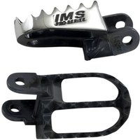 292211-4 - IMS Pro-Series Footpegs For Honda CR80B 1996-2002 - Black/Silver