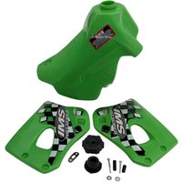 113128-G1 - IMS Fuel Tank For Kawasaki KDX250 1995-1999 12.9 Litre (3.4 US gal.) - Green