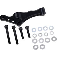 Image of SM-HDRBM13LB - Speed Merchant Radial Front Brake Caliper Mounts For Harley Davidson FLD 1690 2012-2013 Left - Black