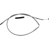 102-30-10072 - Barnett Stainless Steel Clutch Cable For Harley Davidson FLTRXSE 1977 2023-2024 Standard - Silver