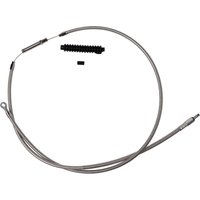 102-30-10062-8 - Barnett Stainless Steel Clutch Cable For Harley Davidson FLHC 1750 2018-2022 +20.3 cm (8") - Silver