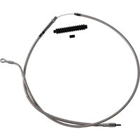 102-30-10066 - Barnett Stainless Steel Clutch Cable For Harley Davidson FLHT 1750 Standard - Silver