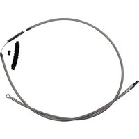 102-30-10061-10 - Barnett Stainless Steel Clutch Cable For Harley Davidson FLFB 1750 2018-2020 +25.4 cm (10") - Silver