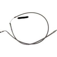 102-30-10073-6 - Barnett Stainless Steel Clutch Cable For Harley Davidson FLHXSE 1977 2023-2024 +15.2 cm (6") - Silver