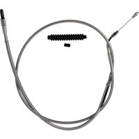 102-30-10066-6 - Barnett Stainless Steel Clutch Cable For Harley Davidson FLHT 1750 +15.2 cm (6") - Silver