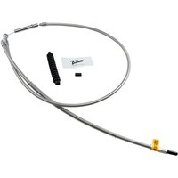 102-30-10046 - Barnett Stainless Steel Clutch Cable For Harley Davidson FLHR 1584 2008 157.5 cm (62") - Silver