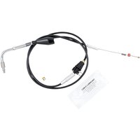 Image of 101-30-41001 - Barnett Vinyl Throttle/Idle Cable For Harley Davidson FLHR 1450 2002-2003 71 cm (28") - Black