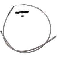 102-30-10062-6 - Barnett Stainless Steel Clutch Cable For Harley Davidson FLHC 1750 2018-2022 +15.2 cm (6") - Silver
